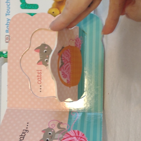 Bundle of 3 Baby Books. 2 touch and feel. One lift-a-flap book. GUC - Picture 5 of 6